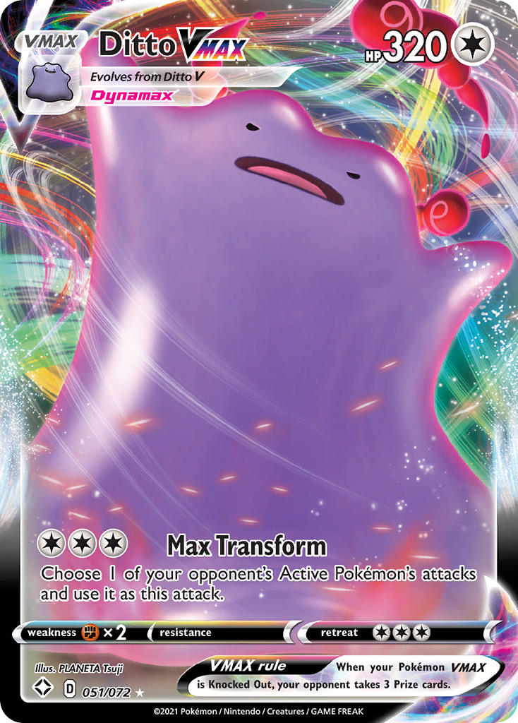 Ditto VMAX (051/072) [Sword & Shield: Shining Fates] | Eastridge Sports Cards & Games