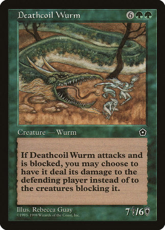 Deathcoil Wurm [Portal Second Age] | Eastridge Sports Cards & Games