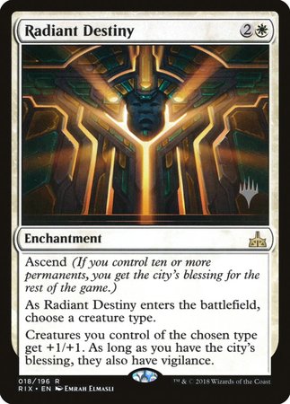 Radiant Destiny [Rivals of Ixalan Promos] | Eastridge Sports Cards & Games