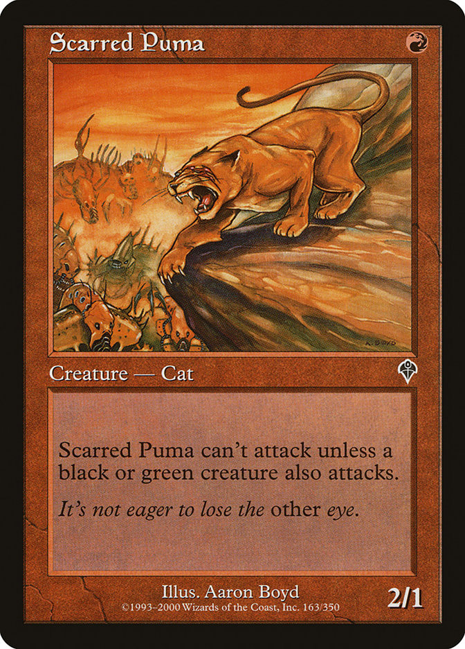 Scarred Puma [Invasion] | Eastridge Sports Cards & Games