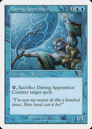 Daring Apprentice [Seventh Edition] | Eastridge Sports Cards & Games