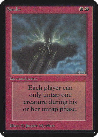 Smoke [Limited Edition Alpha] | Eastridge Sports Cards & Games