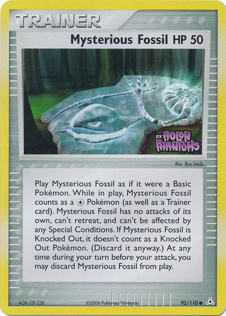 Mysterious Fossil (92/110) (Stamped) [EX: Holon Phantoms] | Eastridge Sports Cards & Games