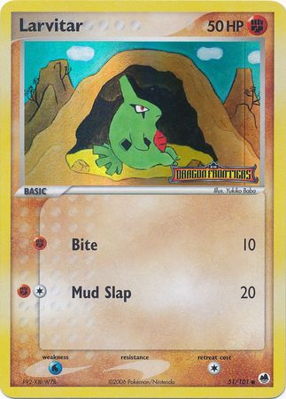 Larvitar (51/101) (Stamped) [EX: Dragon Frontiers] | Eastridge Sports Cards & Games