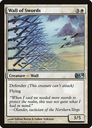 Wall of Swords [Magic 2014] | Eastridge Sports Cards & Games