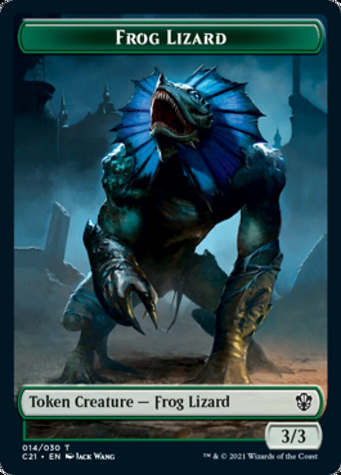 Frog Lizard // Elephant Token [Commander 2021 Tokens] | Eastridge Sports Cards & Games