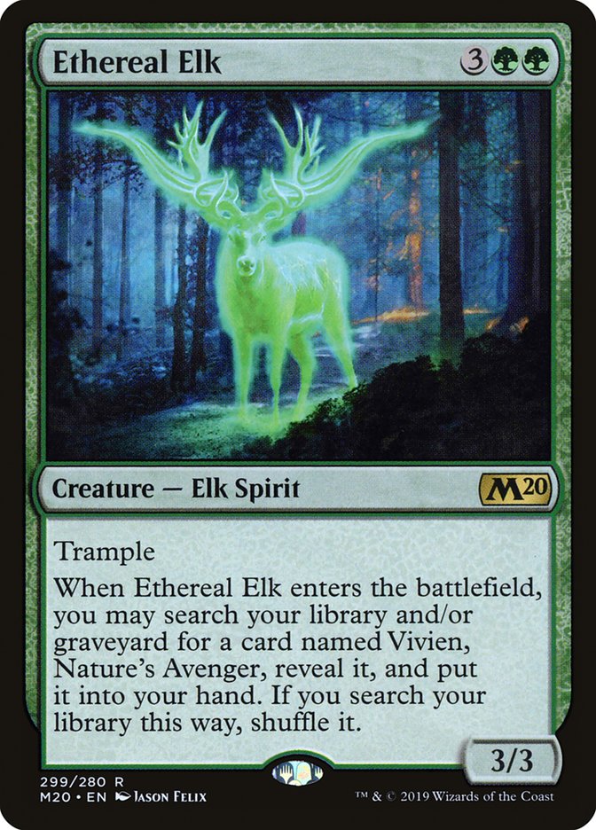 Ethereal Elk [Core Set 2020] | Eastridge Sports Cards & Games