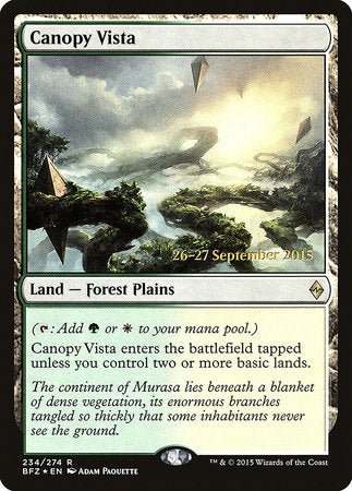 Canopy Vista [Battle for Zendikar Promos] | Eastridge Sports Cards & Games