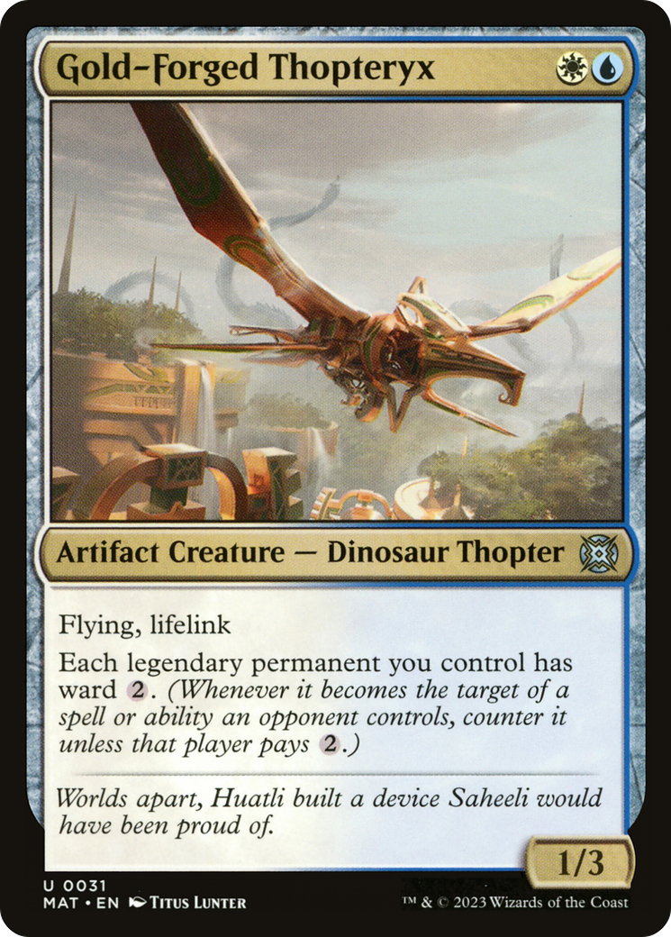 Gold-Forged Thopteryx [March of the Machine: The Aftermath] | Eastridge Sports Cards & Games