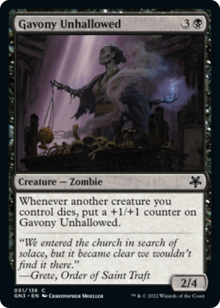 Gavony Unhallowed [Game Night: Free-for-All] | Eastridge Sports Cards & Games