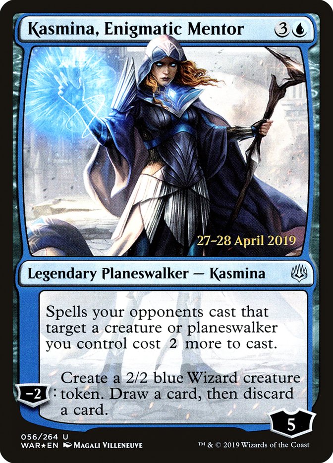 Kasmina, Enigmatic Mentor  [War of the Spark Prerelease Promos] | Eastridge Sports Cards & Games