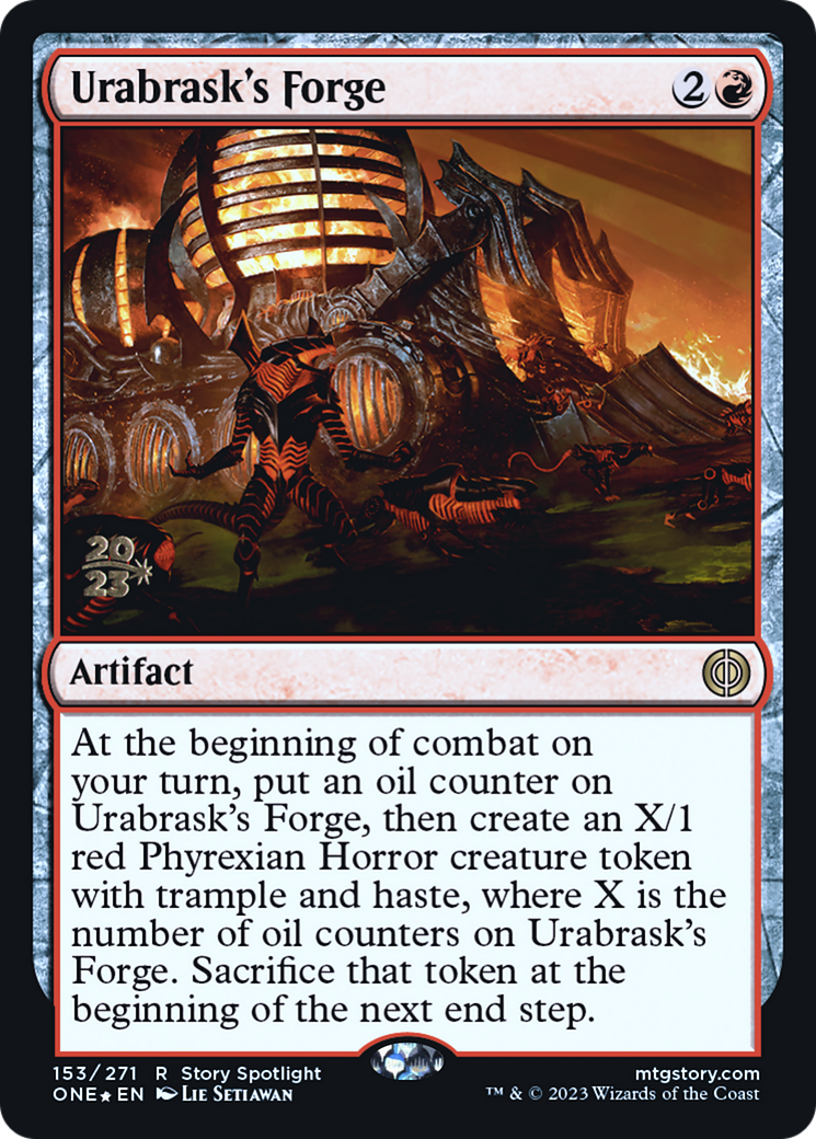 Urabrask's Forge [Phyrexia: All Will Be One Prerelease Promos] | Eastridge Sports Cards & Games