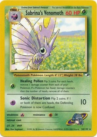 Sabrina's Venomoth (34/132) [Gym Heroes Unlimited] | Eastridge Sports Cards & Games