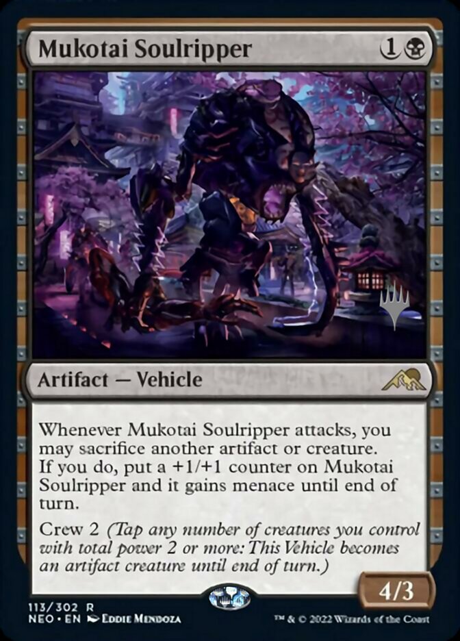 Mukotai Soulripper (Promo Pack) [Kamigawa: Neon Dynasty Promos] | Eastridge Sports Cards & Games