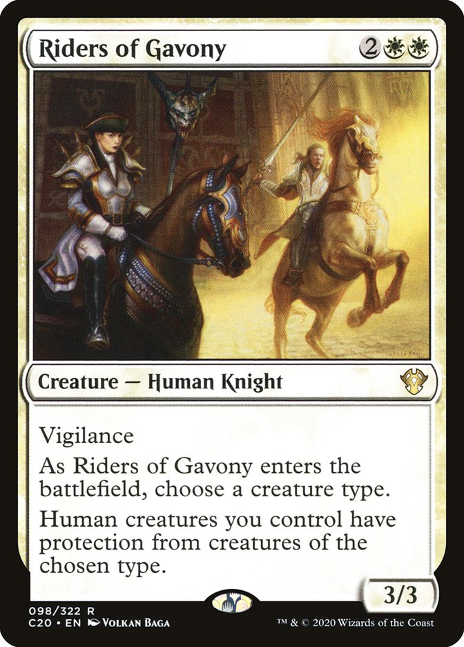 Riders of Gavony [Commander 2020] | Eastridge Sports Cards & Games