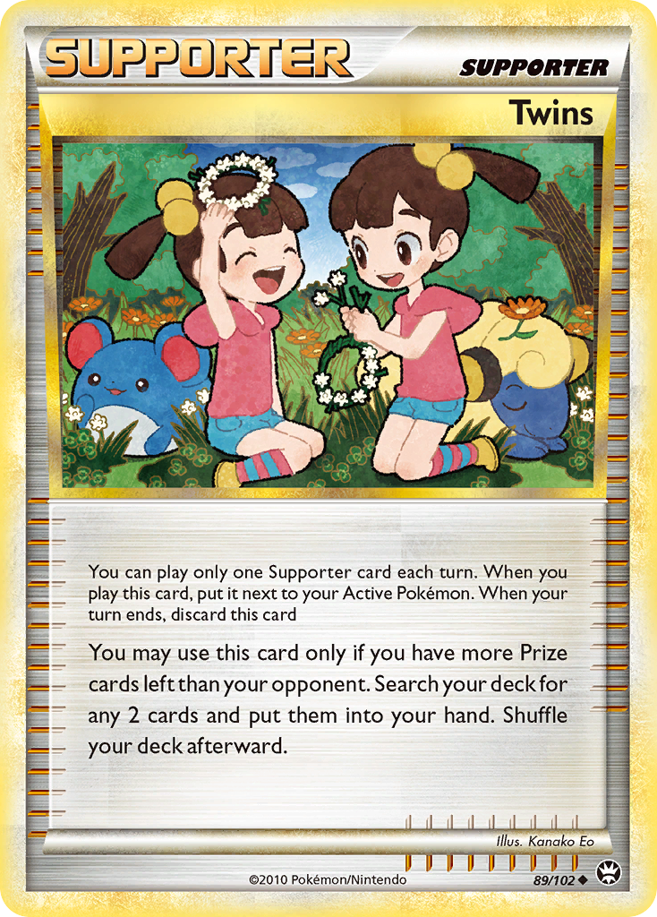 Twins (89/102) [HeartGold & SoulSilver: Triumphant] | Eastridge Sports Cards & Games