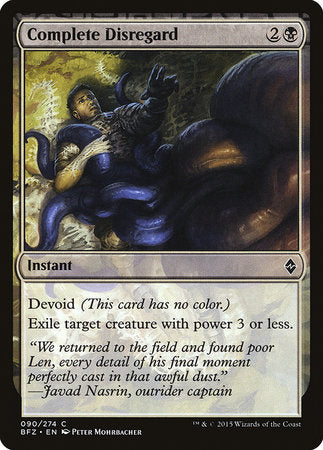 Complete Disregard [Battle for Zendikar] | Eastridge Sports Cards & Games