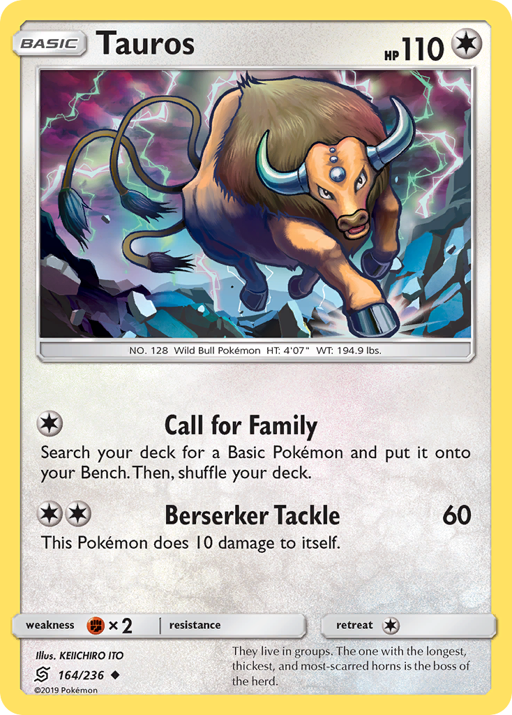 Tauros (164/236) [Sun & Moon: Unified Minds] | Eastridge Sports Cards & Games