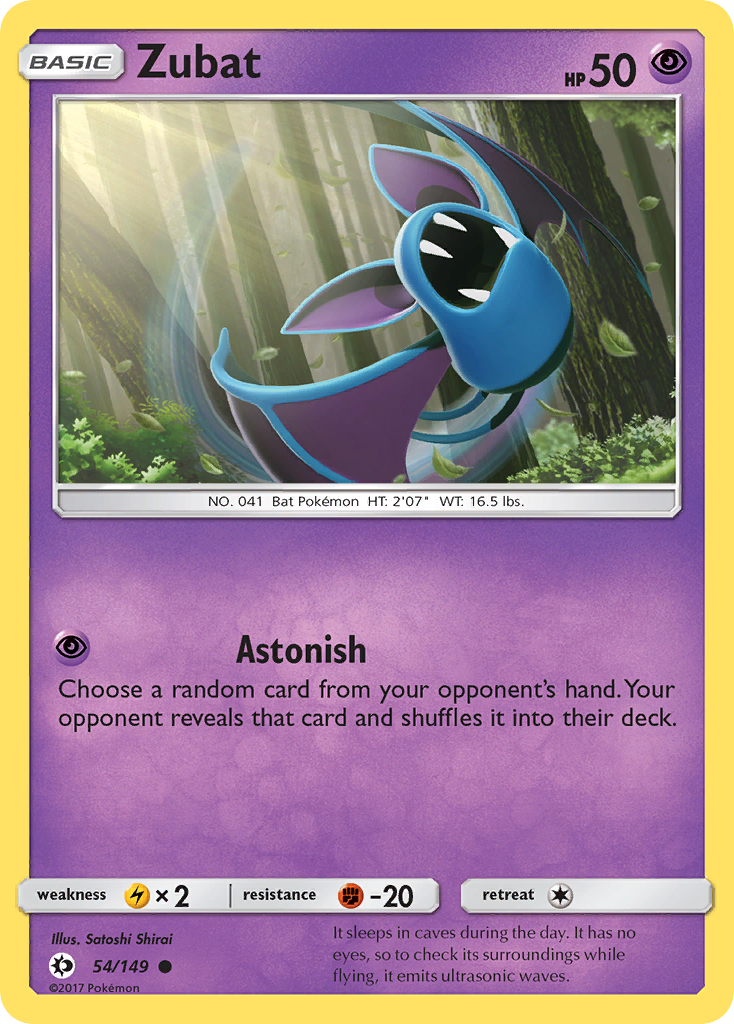 Zubat (54/149) [Sun & Moon: Base Set] | Eastridge Sports Cards & Games