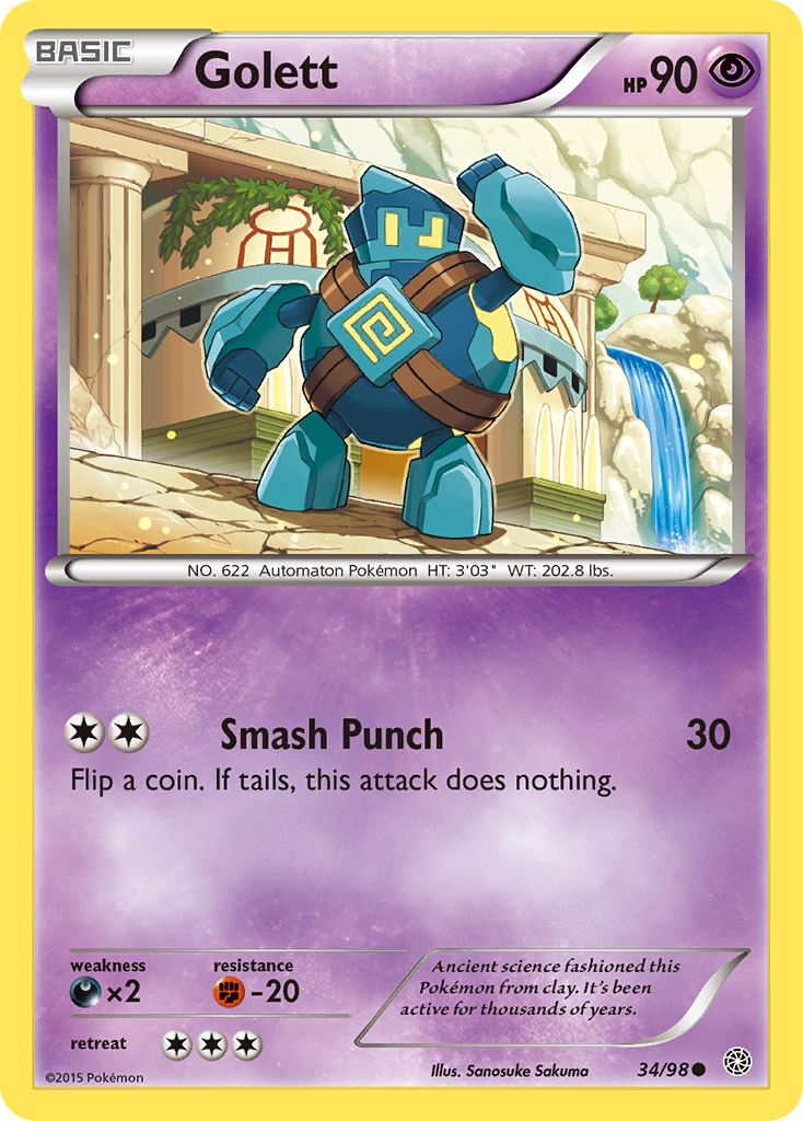 Golett (34/98) [XY: Ancient Origins] | Eastridge Sports Cards & Games