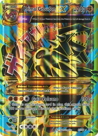 Primal Groudon EX (97/98) (Jumbo Card) [XY: Ancient Origins] | Eastridge Sports Cards & Games