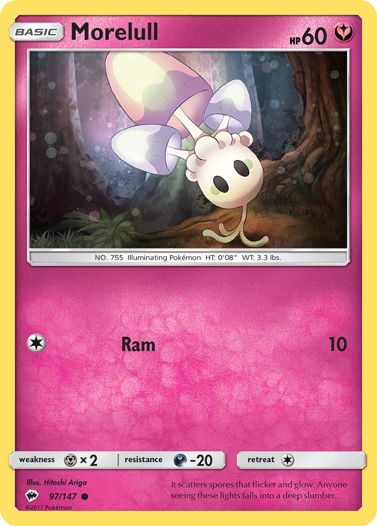 Morelull (97/147) [Sun & Moon: Burning Shadows] | Eastridge Sports Cards & Games