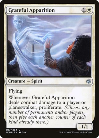 Grateful Apparition [War of the Spark] | Eastridge Sports Cards & Games