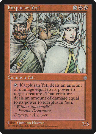 Karplusan Yeti [Ice Age] | Eastridge Sports Cards & Games
