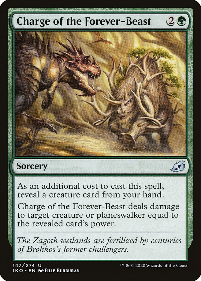 Charge of the Forever-Beast [Ikoria: Lair of Behemoths] | Eastridge Sports Cards & Games