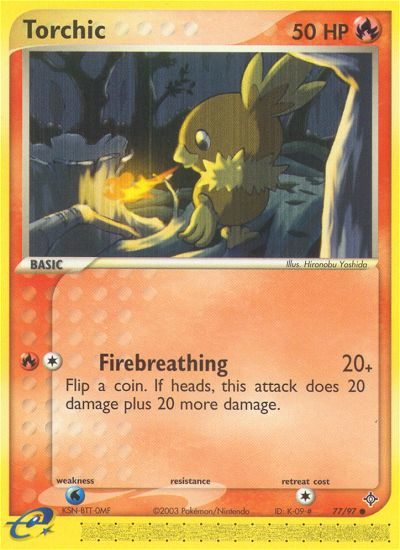 Torchic (77/97) [EX: Dragon] | Eastridge Sports Cards & Games