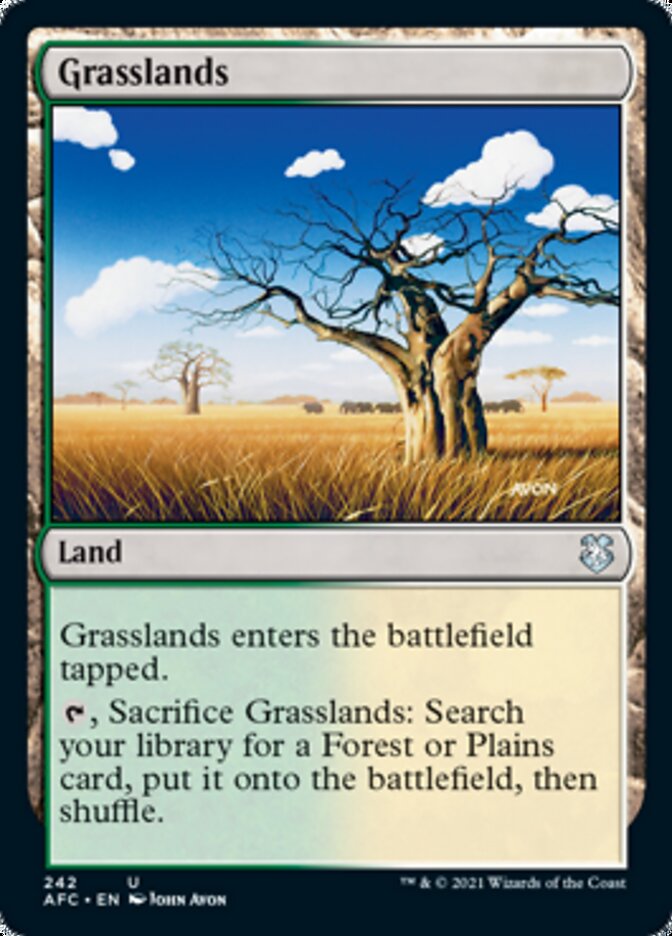 Grasslands [Dungeons & Dragons: Adventures in the Forgotten Realms Commander] | Eastridge Sports Cards & Games