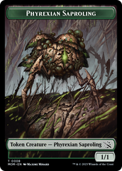 First Mate Ragavan // Phyrexian Saproling Double-Sided Token [March of the Machine Tokens] | Eastridge Sports Cards & Games