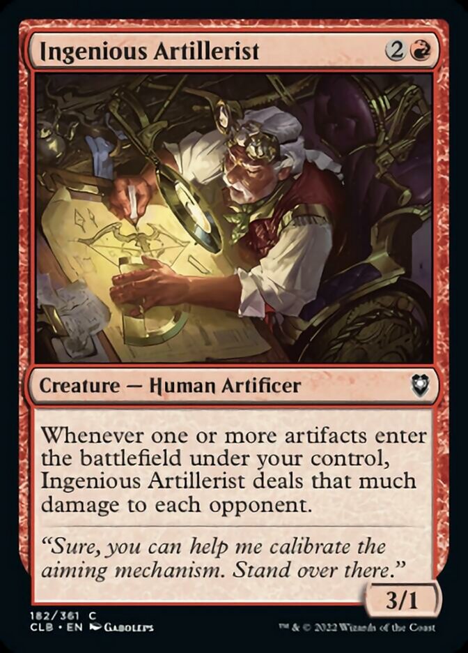 Ingenious Artillerist [Commander Legends: Battle for Baldur's Gate] | Eastridge Sports Cards & Games