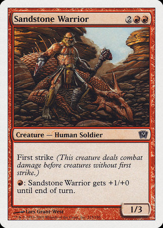 Sandstone Warrior [Ninth Edition] | Eastridge Sports Cards & Games