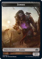 Snake // Zombie Double-sided Token [Commander Collection: Black Tokens] | Eastridge Sports Cards & Games