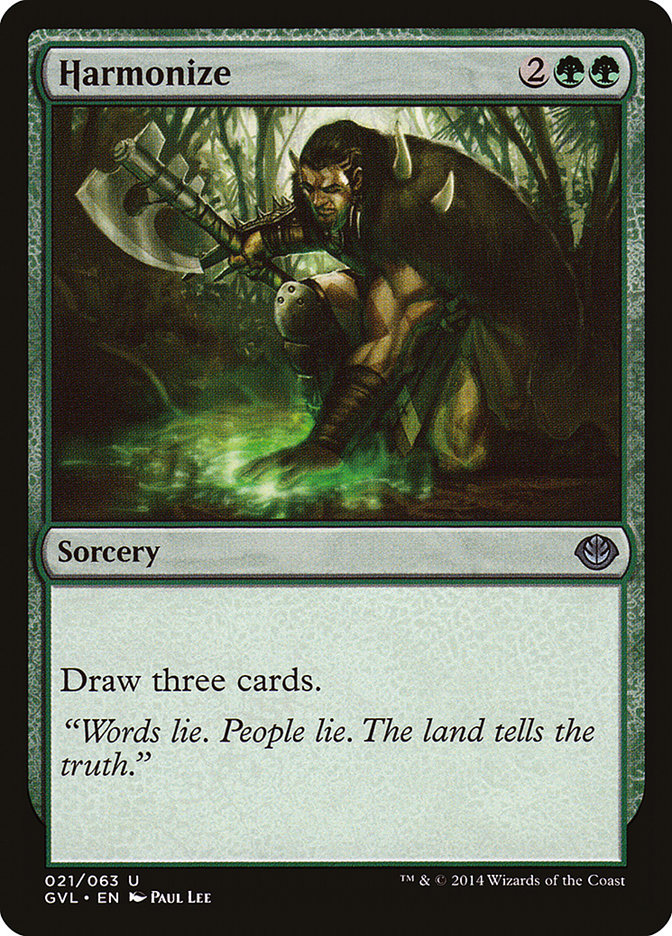 Harmonize (Garruk vs. Liliana) [Duel Decks Anthology] | Eastridge Sports Cards & Games
