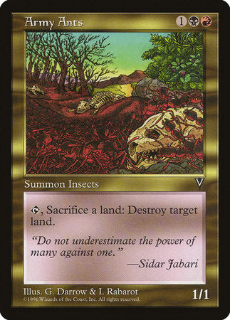Army Ants [Visions] | Eastridge Sports Cards & Games