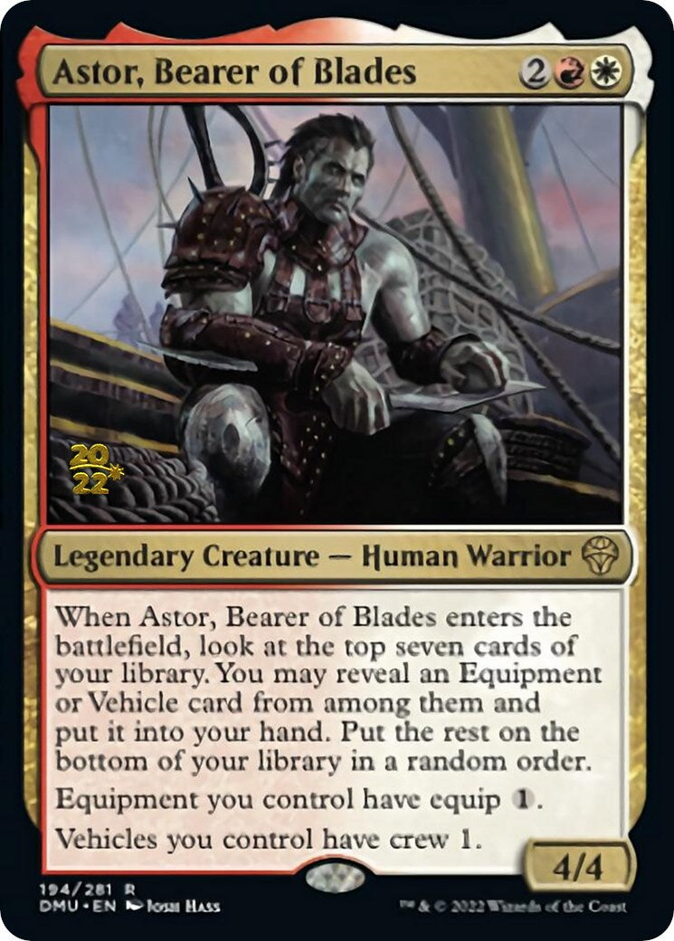 Astor, Bearer of Blades [Dominaria United Prerelease Promos] | Eastridge Sports Cards & Games