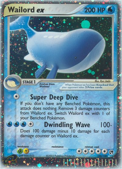 Wailord ex (100/100) [EX: Sandstorm] | Eastridge Sports Cards & Games