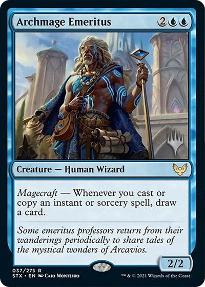 Archmage Emeritus (Promo Pack) [Strixhaven: School of Mages Promos] | Eastridge Sports Cards & Games