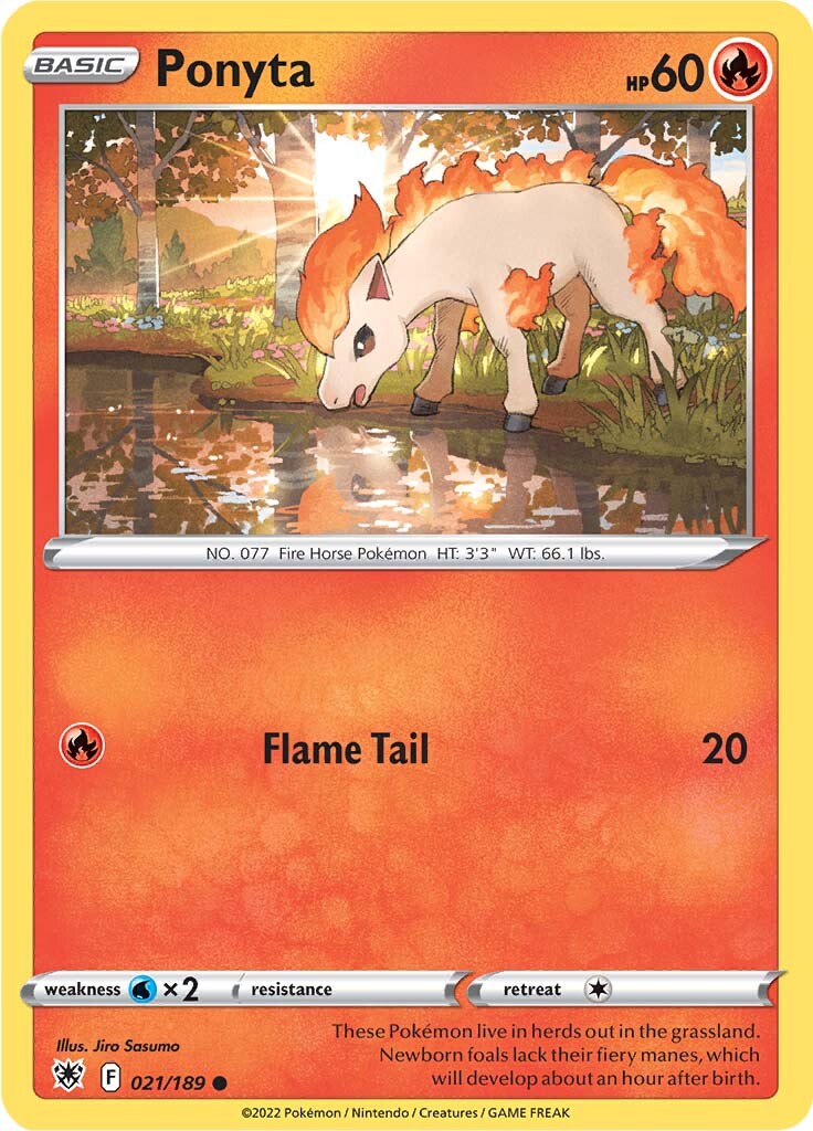 Ponyta (021/189) [Sword & Shield: Astral Radiance] | Eastridge Sports Cards & Games