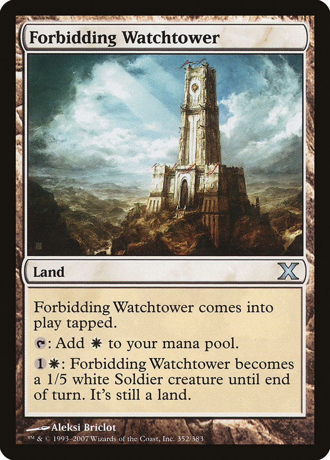 Forbidding Watchtower [Tenth Edition] | Eastridge Sports Cards & Games