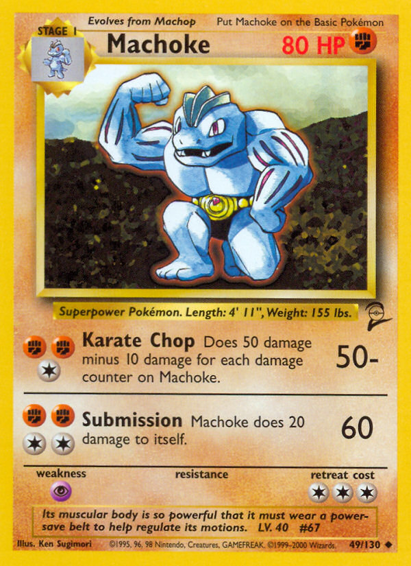 Machoke (49/130) [Base Set 2] | Eastridge Sports Cards & Games