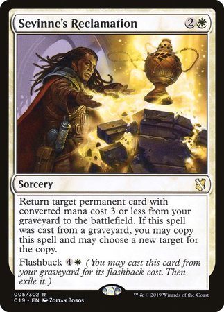Sevinne's Reclamation [Commander 2019] | Eastridge Sports Cards & Games