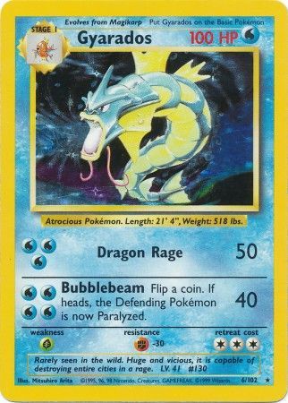 Gyarados (6/102) [Base Set Unlimited] | Eastridge Sports Cards & Games