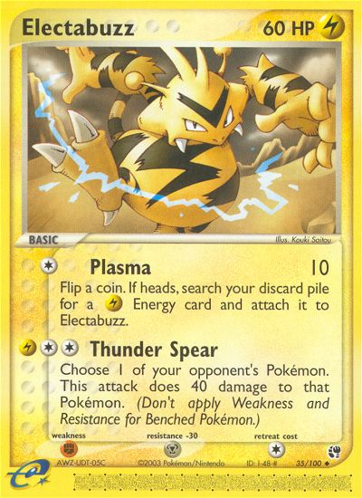 Electabuzz (35/100) [EX: Sandstorm] | Eastridge Sports Cards & Games