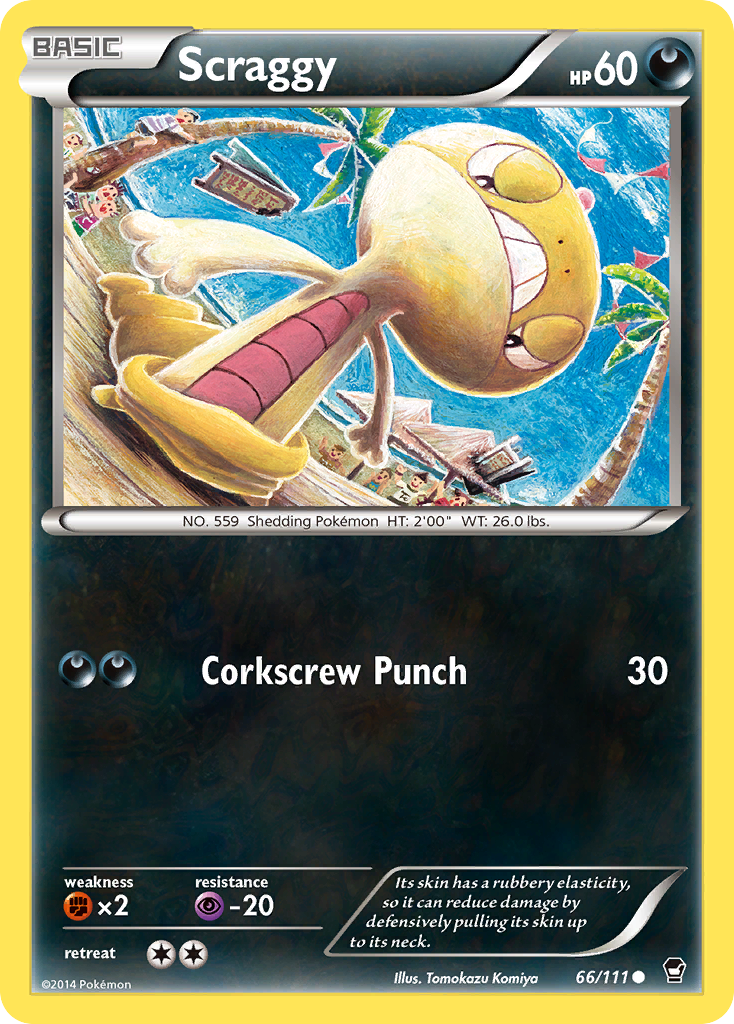 Scraggy (66/111) [XY: Furious Fists] | Eastridge Sports Cards & Games