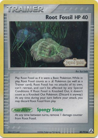 Root Fossil (80/92) (Stamped) [EX: Legend Maker] | Eastridge Sports Cards & Games