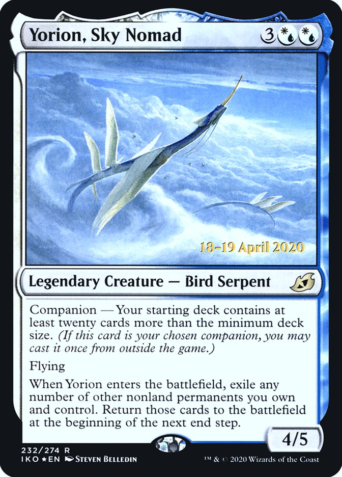 Yorion, Sky Nomad  [Ikoria: Lair of Behemoths Prerelease Promos] | Eastridge Sports Cards & Games