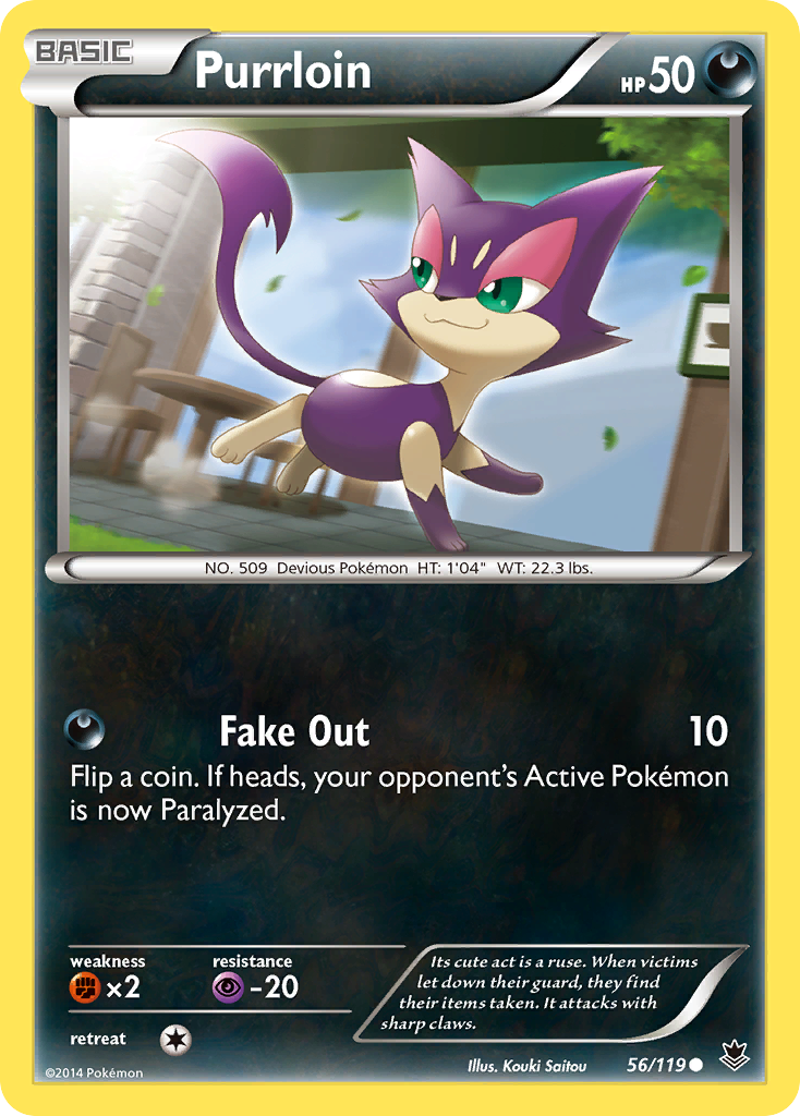 Purrloin (56/119) [XY: Phantom Forces] | Eastridge Sports Cards & Games